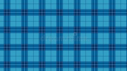 蓝色方格图案的织物拉布拉布彩色格子格子格子织物无缝图案,蓝色,白色