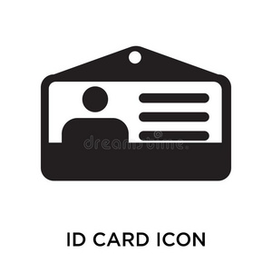 商人的名字卡遗传素质卡片偶像矢量符号和象征隔离的向白色的背景照片