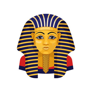 法老关于古代的埃及.平的vectograp矢量图照片