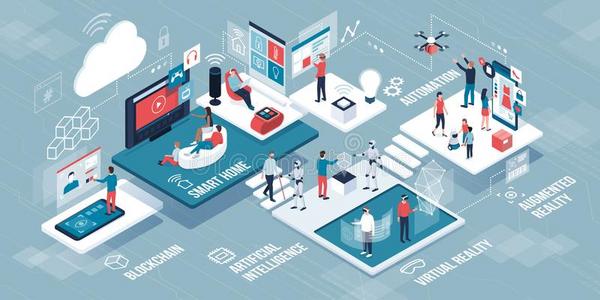 信息的方式革新的科技和生活方式信息图照片