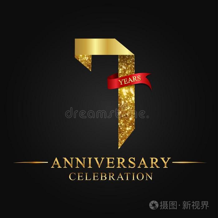 7Thailand泰国周年纪念日年庆祝成语铅字.标识带金numeral数的