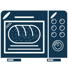 颜色充分烤箱颜色矢量说明隔离的充分地可编辑的照片