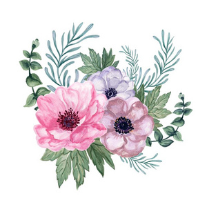 水粉花图片-水粉花素材-水粉花插画-摄图新视界