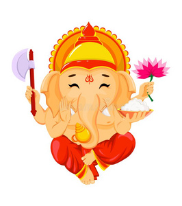 幸福的象鼻神查图提招呼卡片照片