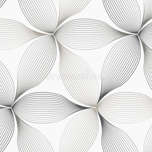 直线的矢量模式,反复的抽象的一line一rle一fe一ch天空照片