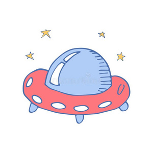 宇宙飞船漫画图片