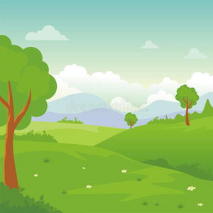 漫画风景,和可爱的和漂亮的风景设计照片