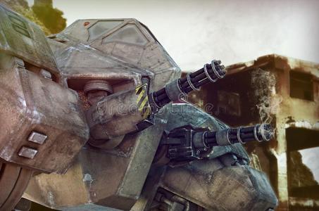 巨人机甲散步的人3英语字母表中的第四个字母致使.照片