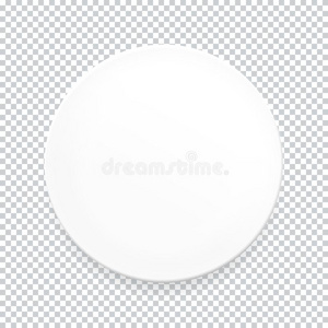 空的白色的圆形的盘子向透明的backg圆形的为你的designate指明照片