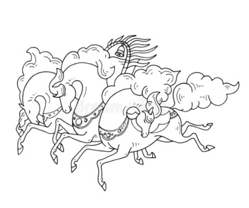 古代三驾马车图片-古代三驾马车素材-古代三驾马车插画-摄图新视界