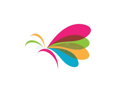 抽象的蝴蝶象征图片-抽象的蝴蝶象征素材-抽象的蝴蝶象征插画-摄图新