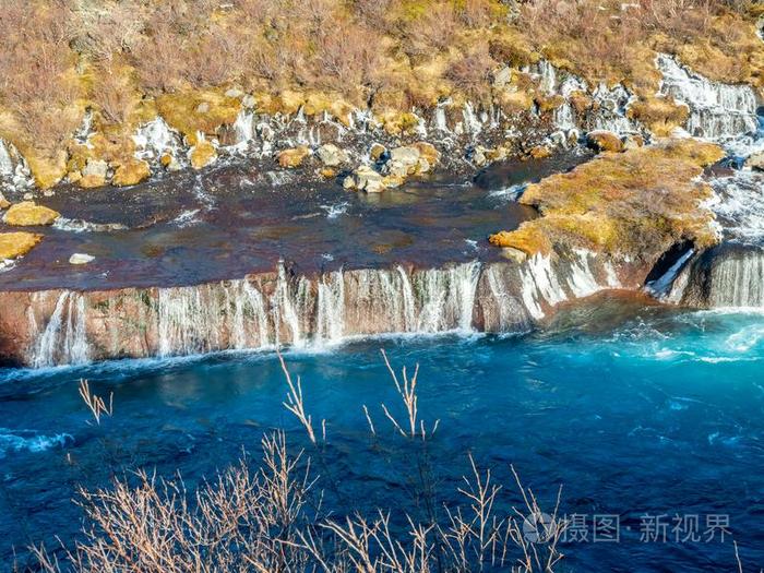洪福萨瀑布采用冰岛