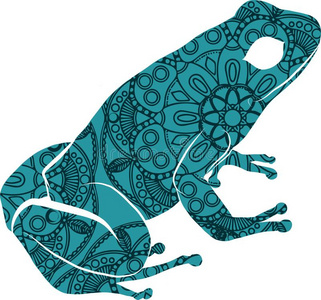 青蛙的装饰图片