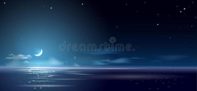 月夜背景图片 月夜背景素材 月夜背景插画 摄图新视界