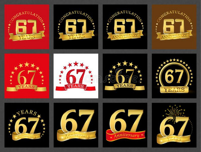 六十-num.七67年庆祝设计.周年纪念照片