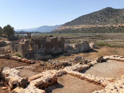 利西亚的利西亚人的利西亚语的civiliz在ion照片