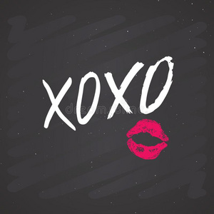 "x"的含义:kiss刷子字体符号,蹩脚货书法的紧抱和吻英语字母表的第16