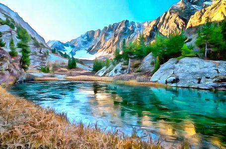 冰湖背景插画 冰湖背景手绘 冰湖背景卡通图 摄图新视界 冰湖背景插画 冰湖背景手绘 冰湖背景卡通图 摄图新视界