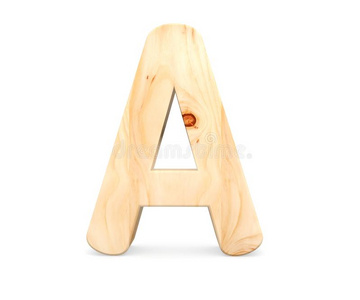 3英语字母表中的第四个字母装饰的木制的字母表,首都信一.照片