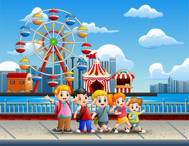 儿童娱乐景观图片