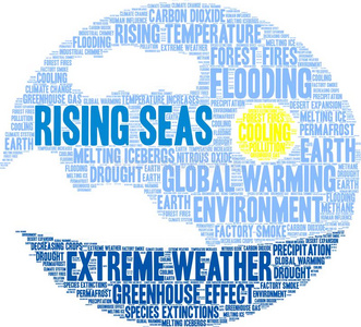 增加量上升的海单词云照片