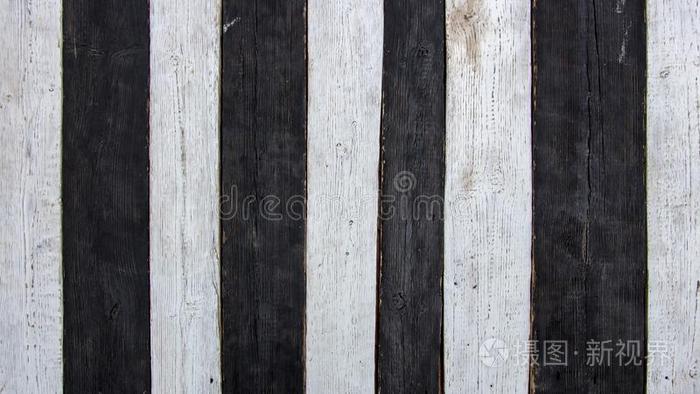 老的黑的和白色的木材质地背景
