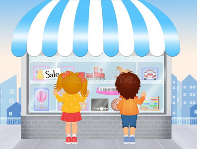 玩具柜台图片-玩具柜台素材-玩具柜台插画-摄图新视界