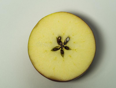切开苹果图片