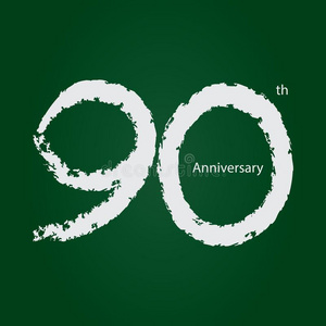 纪念黑板黑板周年纪念日数字90,90thailand泰国照片