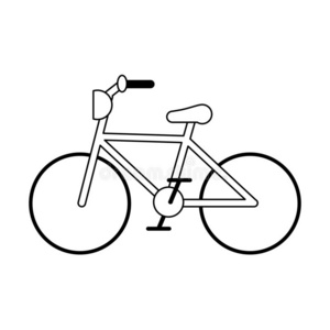 摩托和骑手的图酿酒的自行车象征黑的和白色的照片