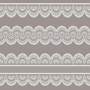 放置关于蕾丝边放置关于蕾丝边矢量蕾丝无缝的模式,制动火箭婚礼蕾丝