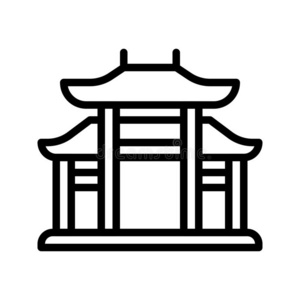 牌楼矢量图片-牌楼矢量素材-牌楼矢量插画-摄图新视界