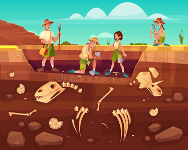 的人matician古代殖民地的女科学家科学家考古学家仔细检查古代的血管