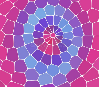 曼荼罗从块石面路石头,装饰的元素.粉红色的,紫色的和照片