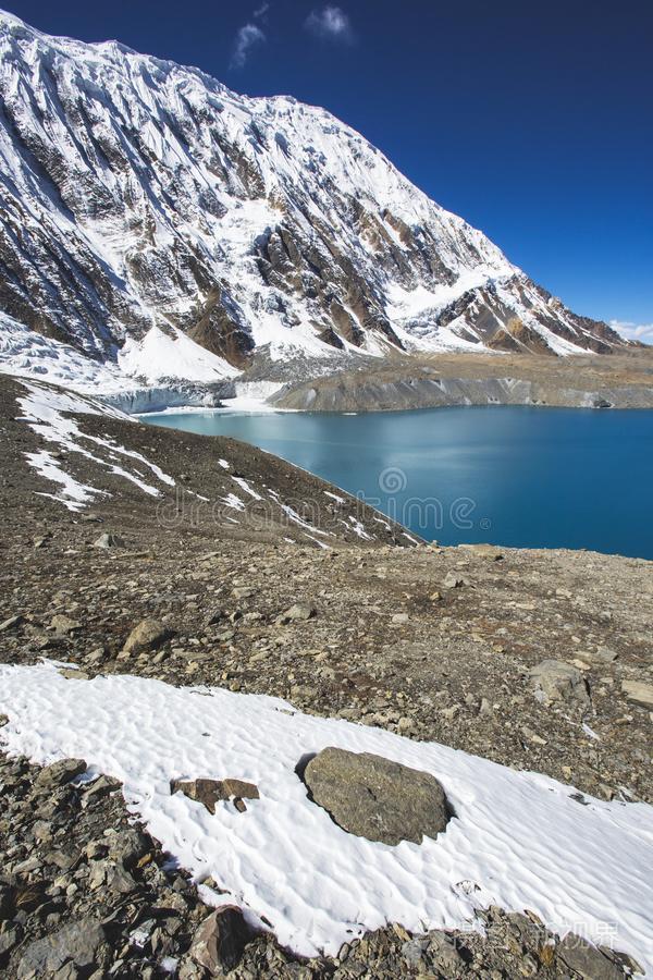 天啊湖采用喜马拉雅mounta采用s,尼泊尔,安纳布尔那山电路特尔
