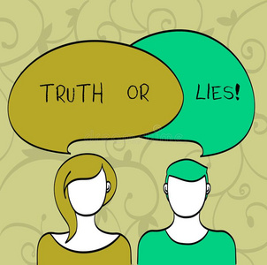 文字笔记显示真相或谎言.商业照片展示decrease减少照片