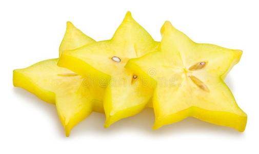 切开的杨桃图片