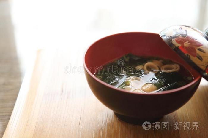 日本豆面酱汤,日本人食物