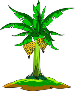 香蕉树农场图片-香蕉树农场素材-香蕉树农场插画-摄图新视界