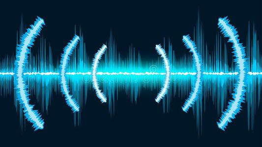 线条声波抽象的背景照片