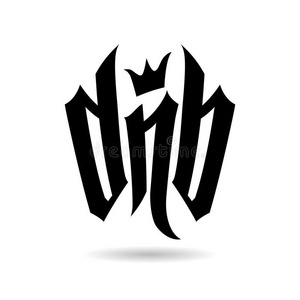 de矢量字体为鼓和低音歌唱家粉丝照片