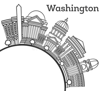华盛顿城市图片-华盛顿城市素材-华盛顿城市插画-摄图新视界