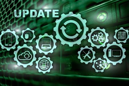 数据加密概念,数据库和数据中心图标等距向量图新技术 it 编程服务器