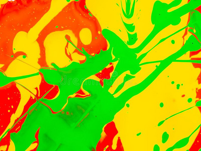 绿色和黄色的斑点图片