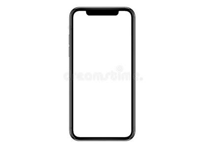 苹果公司2007年夏天推出的智能手机xs至多和空白的白色的屏幕为照片