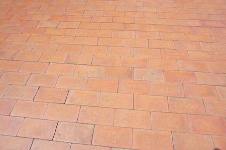 老黄水泥地面老的水泥砖地面质地采用花园照片