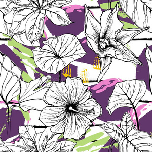 长颈鹿几何线条热带的,条纹,动物主题.无缝的模式照片