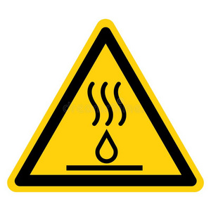 小心不游泳标志不步并小心轻放重标志小心轻放重危险符号矢量图标