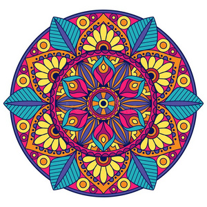 圆形绘画主题图片