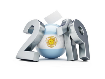 阿根廷大致的选举2019向一白色的b一ckground3英语字母表中的第四个